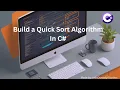 Quick Sort Algorithm Quick Sort in C Data Structure Tutorials
