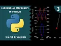 Simulate Animate Simple Pendulum in Python
