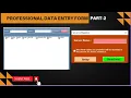 Part-2 Professional Data Entry Form with SQL Server Database and