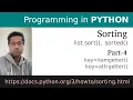 Average Coder Python Sorting Part-4 itemgetter attrgetter