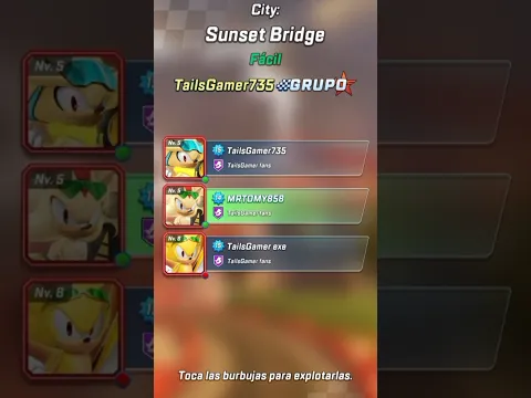 batalla de Súper Riders collab con @Tailsgamer735exe y @MRTomy858 en #sonicforcespeedbattle