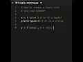 create a tuple with a single element you may use this trick to force the compiler to create a tuple