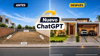 NUEVO ChatGPT + ARQUITECTURA 🤯 Diseña Casas e Interiores como un PRO