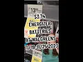 3 74 Energizer Batteries at Walgreens November 19th-25th 2023