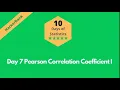 HackerRank Day 7 Pearson Correlation Coefficient I solution in Python 10 Days Of Statistics