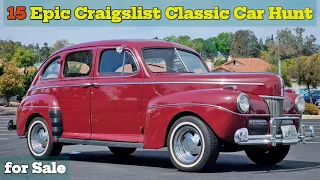 Epic Craigslist Classic Car Hunt 15 Finds in the 20 000 or Less AMERICANA CLASSICS