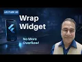 Flutter Wrap Widget Explained Responsive UI Dynamic Layout Urdu-Hindi Lecture 39