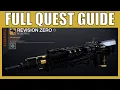 The Hidden Shape Full Quest Guide Destiny 2 - Unlock Revision Zero All Steps Season 19