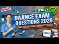 Daance Exam Questions With Complete Solutions 2026 Graded A Guaranteed Pass With Confidence