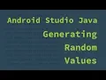 ICS3U Android Java - Random Values