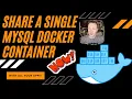 One MySQL Docker Container for Multiple Docker Apps