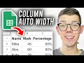 How To Automatically Set Column Width In Google Sheets Auto Fit - Full Guide
