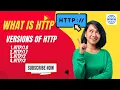 What is HTTP Different versions of HTTP Hypertext Transfer Protocol