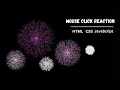 Rainbow Fireworks 3 with HTML CSS and JavaScript