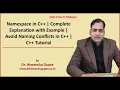 Namespace in C Complete Explanation with Example Avoid Naming Conflicts in C C Tutorial