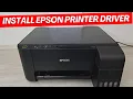 Download Install Epson L3110 Printer Drivers EPSON Printer Driver Install