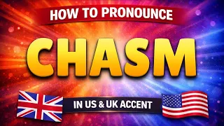 CHASM Pronunciation Masterclass for English Learners