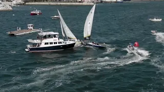WoW Bermuda Media Boat CRASH “I Hate Hitting Boats, BUT” Canfield Williams