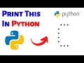 How to print C letter pattern of stars using Python Python Pattern Programs Python - Shorts