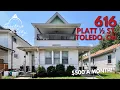 Toledo OH Rental Tour 616 - Platt St 1 Bed 1 Bath