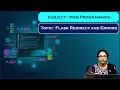 LEC59 Web Programming Flask Redirect and Errors by Mrs G Sowmya