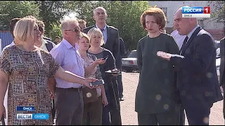 Мэр Омска Оксана Фадина сегодня объехала территории Октябрьского округа