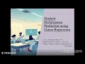 Predicting Student Performance Using Linear Regression