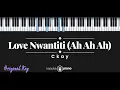 Lagu Love Nwantiti (Ah Ah Ah) - CKay (KARAOKE PIANO - ORIGINAL KEY)