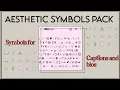 Ae he c pack - symbols for copy paste