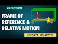 Frame of Reference Relative Motion - Unit 24 Relativity