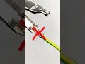 How to quickly and securely connect the crocodile clip to the wire