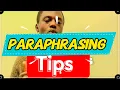 The paraphrasing strategy that beats anti plagiarism