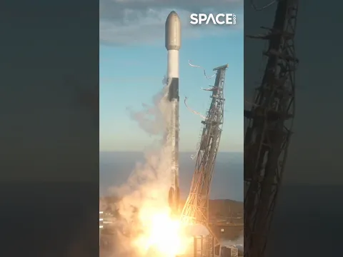 SpaceX launches Starlink satellites 🚀 #spacex #falcon9 #california #space #shorts