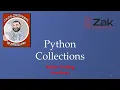 Python 21 Step-wise Python Collections Level By ZAK