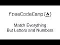 Regular Expressions - Match Everything But Letters and Numbers
