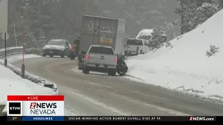 Conditions on Mount Rose Highway