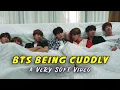 BTS being cuddly
