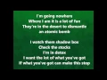 U2 - Fast Cars - Lyrics