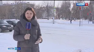 Омичи жалуются на плохую уборку улиц после снегопада
