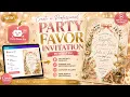 Party Favor BOT Tutorial Design2Dollar