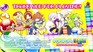 Nintendo SWITCH Live Puyo Puyo Tetris Multiplayer 