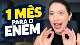 O que estudar faltando 1 MÊS para o ENEM 🤯 (E que REALMENTE vai aumentar sua NOTA)