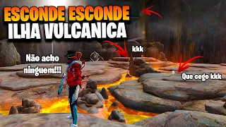 ESCONDE ESCONDE NA ILHA VULCANICA MAIS INSANA DO FREE FIRE