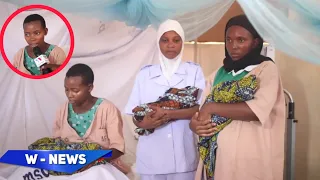 mwanamke wa miaka 26 ajifungua mapacha wanne kwa mpigo jumla ana watoto 7 aeleza