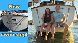 S4, Ep40 DIY Swim Step Build on a Liveaboard Sailboat — Our Favorite Spot