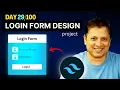Design a Modern Login Form Using Tailwind CSS Step-by-Step Tutorial