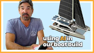 We Challenged AI to help design our Keel Cooler 🧠 (Building Our Own Aluminum Catamaran From Scratch)