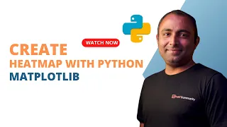 Create Heatmap with Python Matplotlib Python Matplotlib Python Tutorial