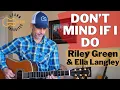 Download Lagu Don't Mind If I Do - Riley Green \u0026 Ella Langley | Guitar Tutorial