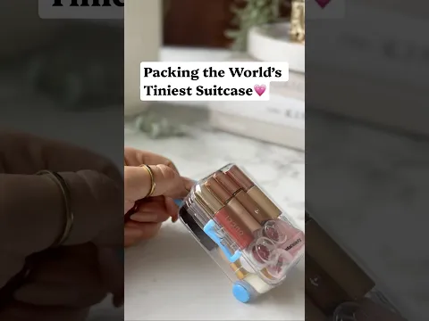 How many did you count? ππ©·#MiniMakeup #MiniBeauty #ASMRPacking #PackWithMe #tinythings